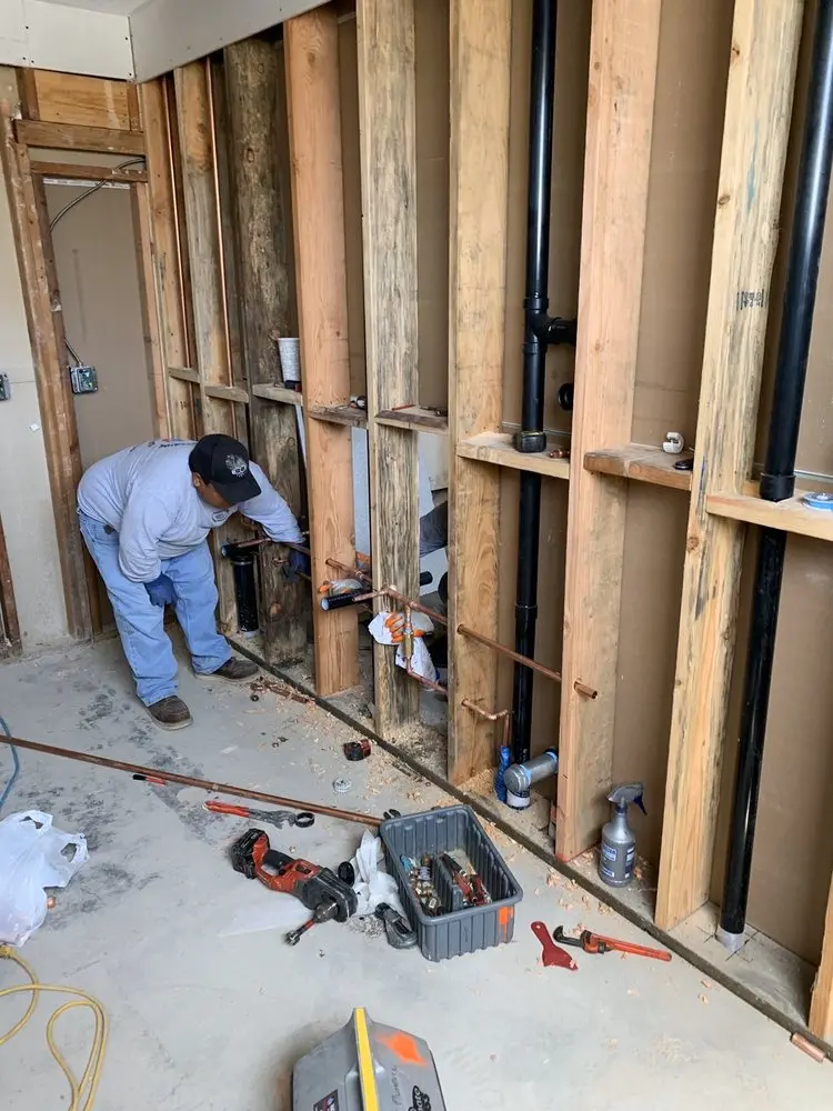 Commercial rough-in plumbing for Gas Line Repair in Sky View Manor
